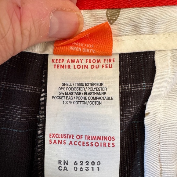 Puma Men's Chino Plaid Golf Shorts USP Dry Bermuda Black/Gray Size 32 Preppy - Picture 7 of 15